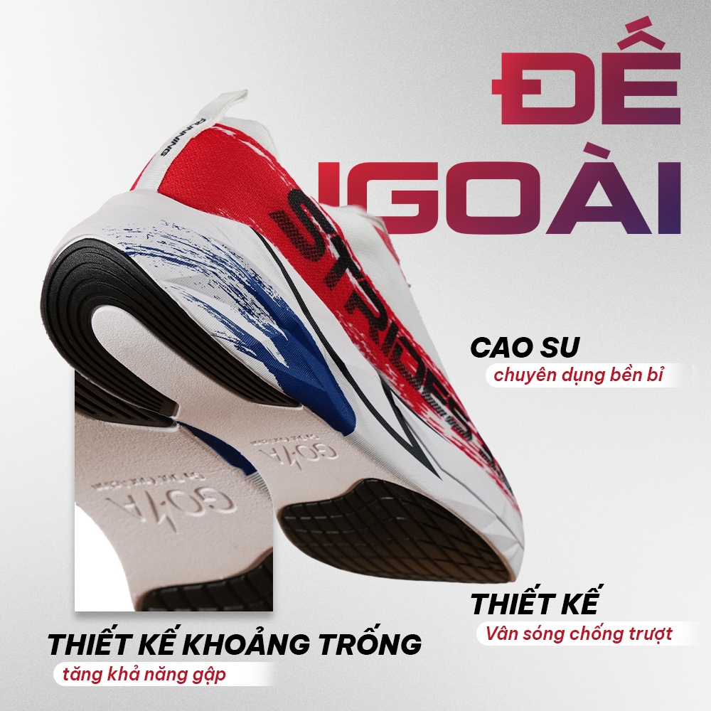 [Bản Nâng Cấp] Giày Thể Thao Chạy Bộ Nam Nữ GOYA STRIDES 3.5 Năm 2026 2- Êm Ái Vượt Trội, Thoáng Khí | BigBuy360 - bigbuy360.vn