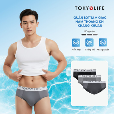 Quần lót tam giác nam thoáng khí kháng khuẩn TOKYOLIFE 40004666 TDH