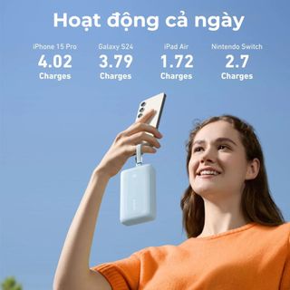 Sạc Anker Zolo 10.000/20.000mAh Tích Hợp 2 Cáp 35w 45w A1681C A110M A110L - Bảo Hành 18 Tháng