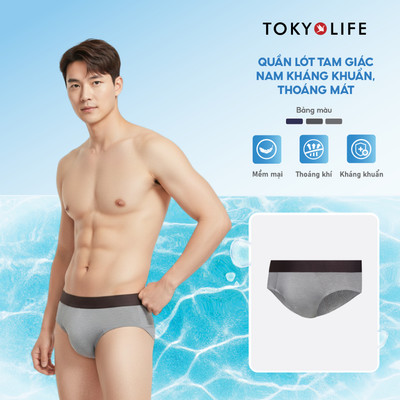 Quần lót tam giác nam kháng khuẩn, thoáng mát TOKYOLIFE 40004665 TDH