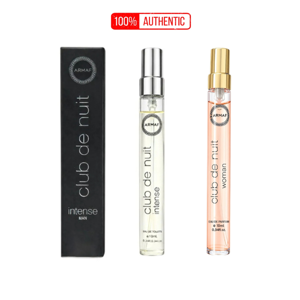 Nước Hoa Mini Armaf Club De Nuit Intense Man EDT & Club De Nuit Woman EDP Fullbox 10ml Nam Nữ