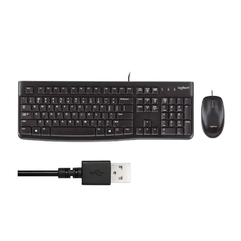 Bộ phím chuột có dây Logitech MK120