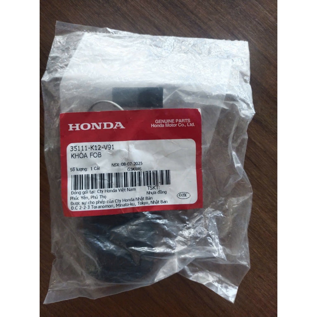 35111K12V91- KHÓA FOB xe air blade 125/150 đời 2018 đến 2022, xe lead đời 2020
