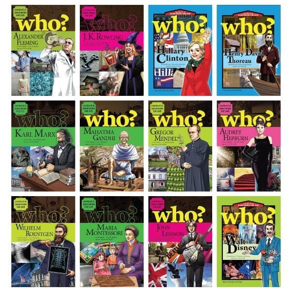 Sách - Who? Chuyện Kể Về Danh Nhân Thế Giới