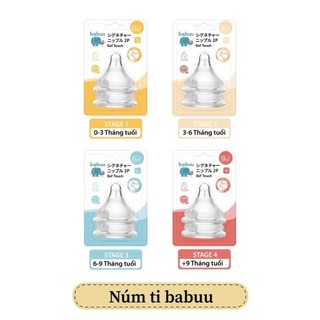 Núm ty cho bình cổ rộng/cổ hẹp đủ size S,M,L,LL