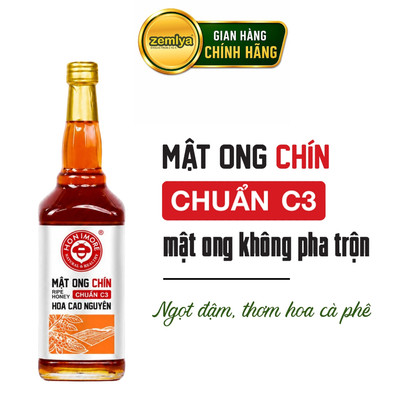 Mật ong chín Honimore Natural & Healthy Hoa Cao Nguyên 990g (có tặng kèm 360g trong chai)