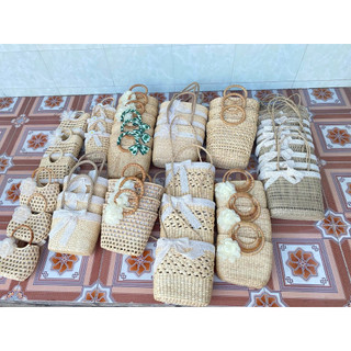 Túi cói ⚡ CỰC HOT ⚡ Túi lục bình Vintage đi biển, chụp ảnh decor, kiểu dáng siêu đẹp