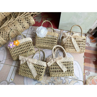 Túi cói ⚡ CỰC HOT ⚡ Túi lục bình Vintage đi biển, chụp ảnh decor, kiểu dáng siêu đẹp