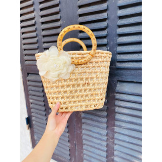 Túi cói ⚡ CỰC HOT ⚡ Túi lục bình Vintage đi biển, chụp ảnh decor, kiểu dáng siêu đẹp