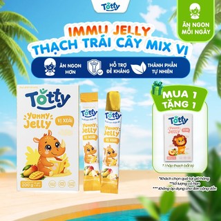 [LIVE] Thạch Trái Cây Mix Vị Cho Bé Totty Yummy & Immu Jelly, Bổ Sung L-Lysine, Kẽm, Vitamin Từ Trái Cây Đủ Vị