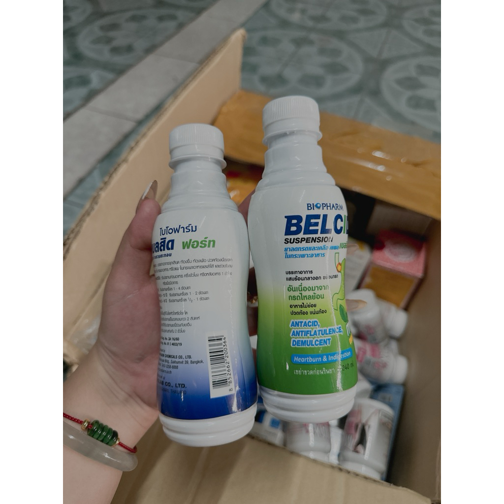 [Xách Tay Thái] Sữa uống làm dịu dạ dày Belcid Thái Lan
