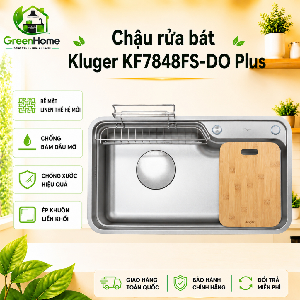 Chậu Rửa Bát Kluger KF7848FS-DO Plus