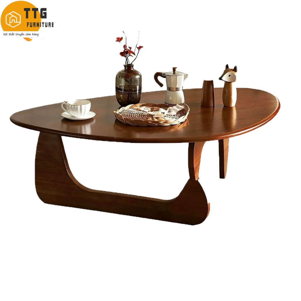 Bàn Trà Noguchi Mặt Gỗ TTG FURNITURE VBT54 Phong Cách JAPANDI TINH TẾ