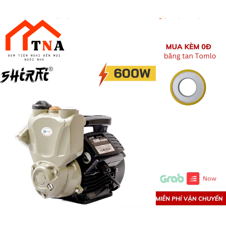 Máy bơm nước chân không Shirai Jlm 600 - 600W