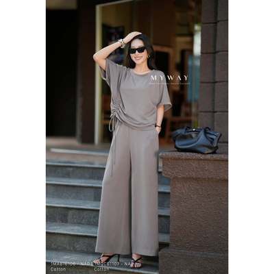 Set Bộ Thun Áo Quần Hè Nữ MY WAT Form Suông Mát Thoải Mái Chất Liệu Cotton Cao Cấp 1MAB16106 1MQCB1107 NA0