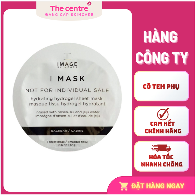 [Hàng cty] Image Skincare I Mask Hydrating Hydrogel Sheet Mask - Mặt Nạ Sinh Học Cấp Ẩm Chuyên Sâu