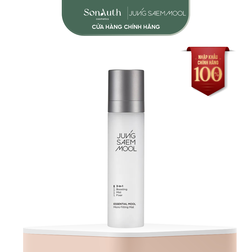 [NHẬP KHẨU] Xịt giữ makeup 3in1 Jung Saem Mool 3-in-1 Essential Mool Micro Fitting Mist
