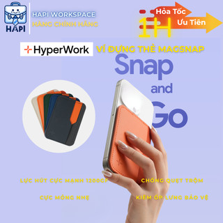 Ví nam châm HyperWork MagSnap HPW-MAGW, tương thích chuẩn MS, chống quẹt thẻ trộm