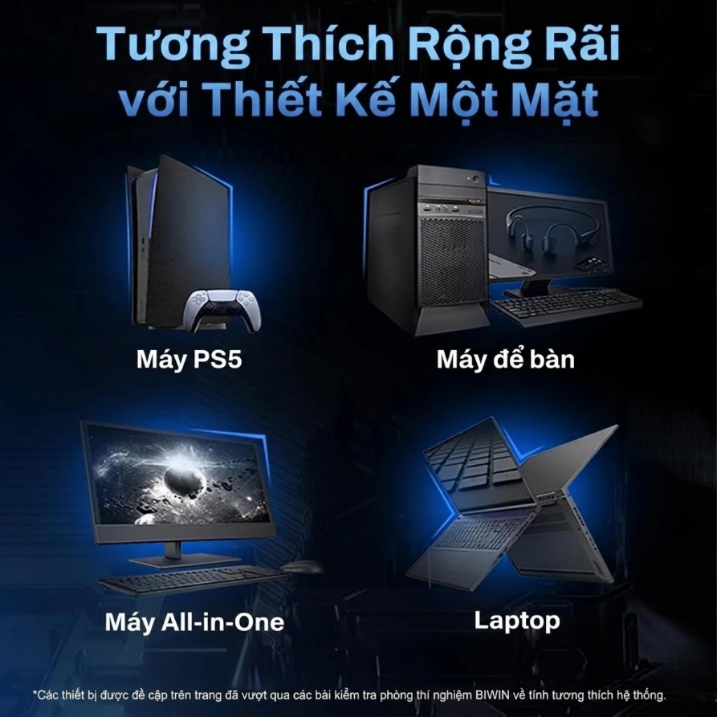 Ổ cứng SSD Biwin NV7200 1TB/2TB M.2 PCIe Gen4 x4 NVMe - Tốc độ đọc lên tới 7200 MB/s, Bảo hành 60 tháng chính hãng | BigBuy360 - bigbuy360.vn