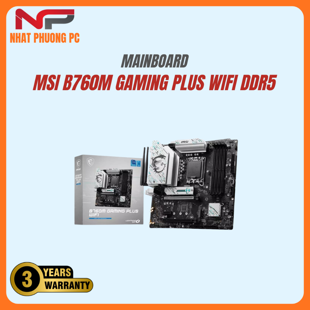 Mainboard MSI B760M GAMING PLUS WIFI DDR5