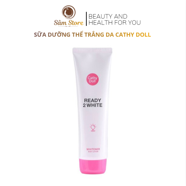 (Chính hãng) Sữa dưỡng thể trắng da Cathy Doll Ready 2 White Whitener Body Lotion 150ml