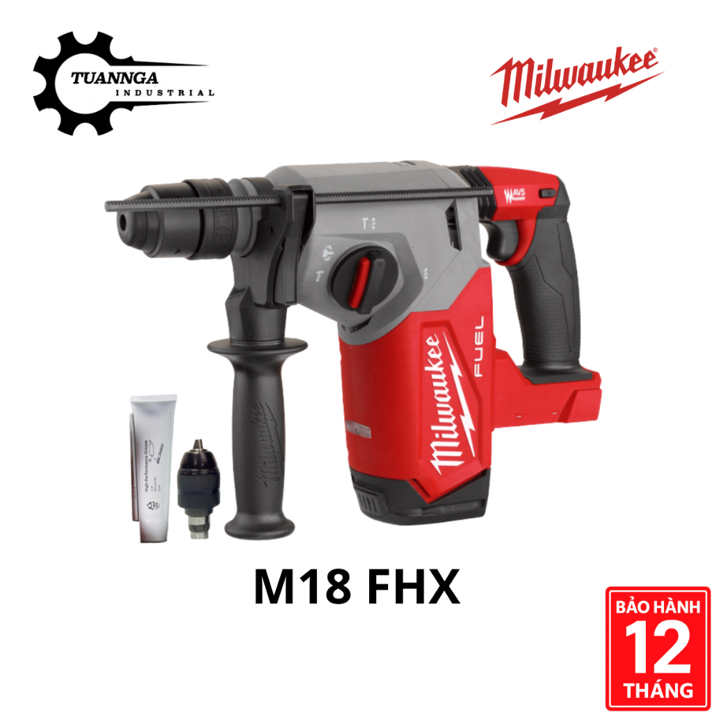 Máy Khoan Búa Dùng Pin 18V Milwaukee M18 FHX, Chính Hãng - Bảo Hành 12 Tháng