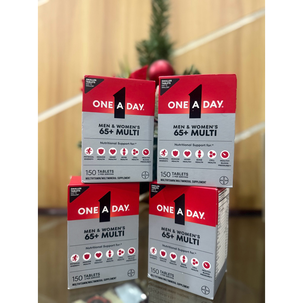 [HÀNG MỸ AIR BILL] Viên uống Vitamin One A Day nam nữ trên 65 tuổi.
