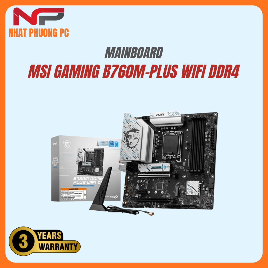 Mainboard MSI GAMING B760M-PLUS WIFI DDR4