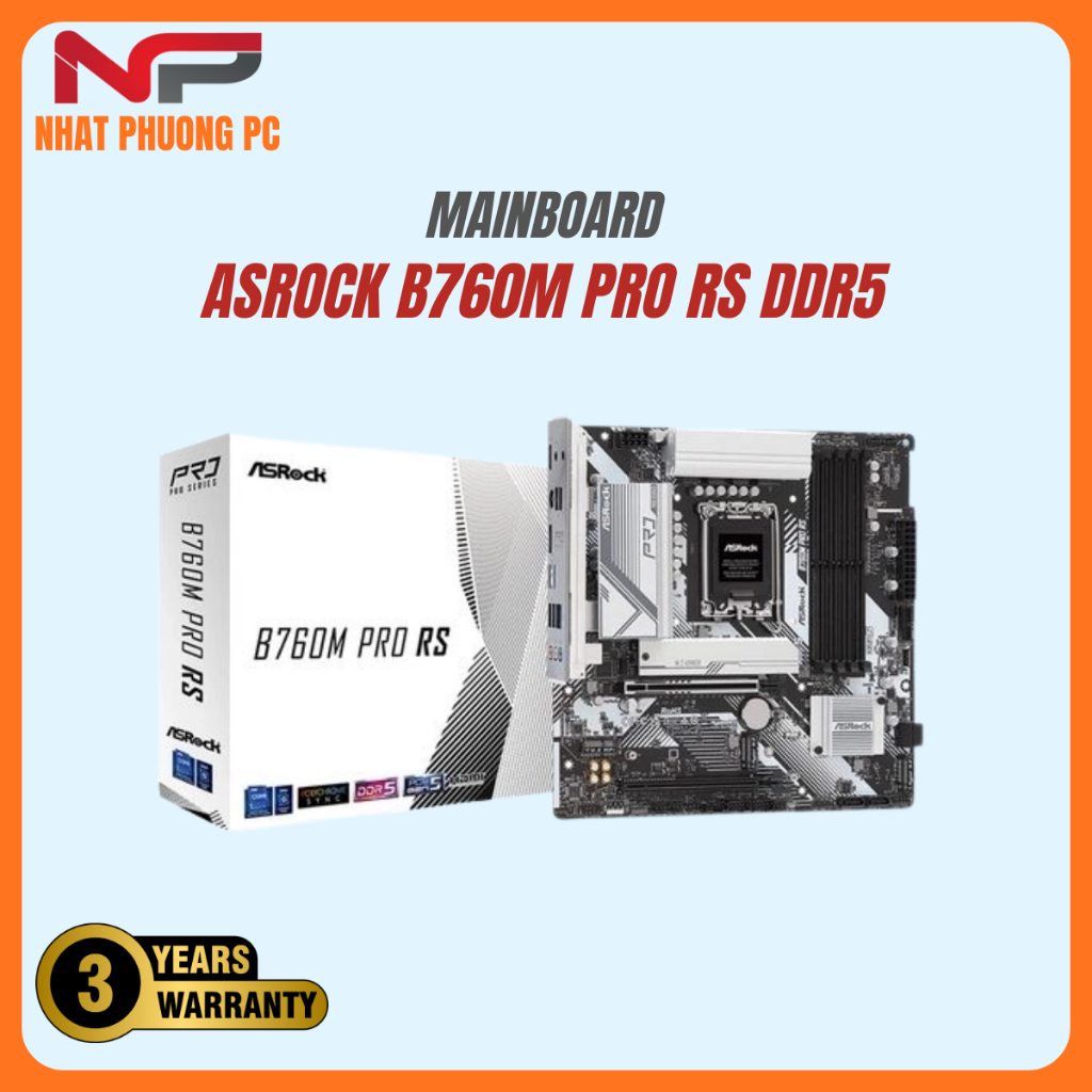 MAINBOARD ASROCK B760M PRO RS DDR5
