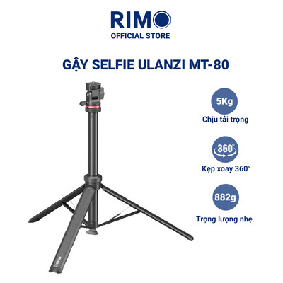 Chân Tripod Ulanzi MT-80 Kéo Dài Cho Điện Thoại Máy Ảnh, Quay Video Chụp Ảnh Chuyên Nghiệp