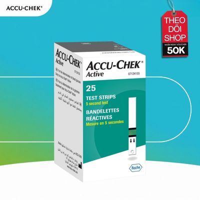 Hộp 25 Que Thử Đường Huyết ACCU-CHEK Active