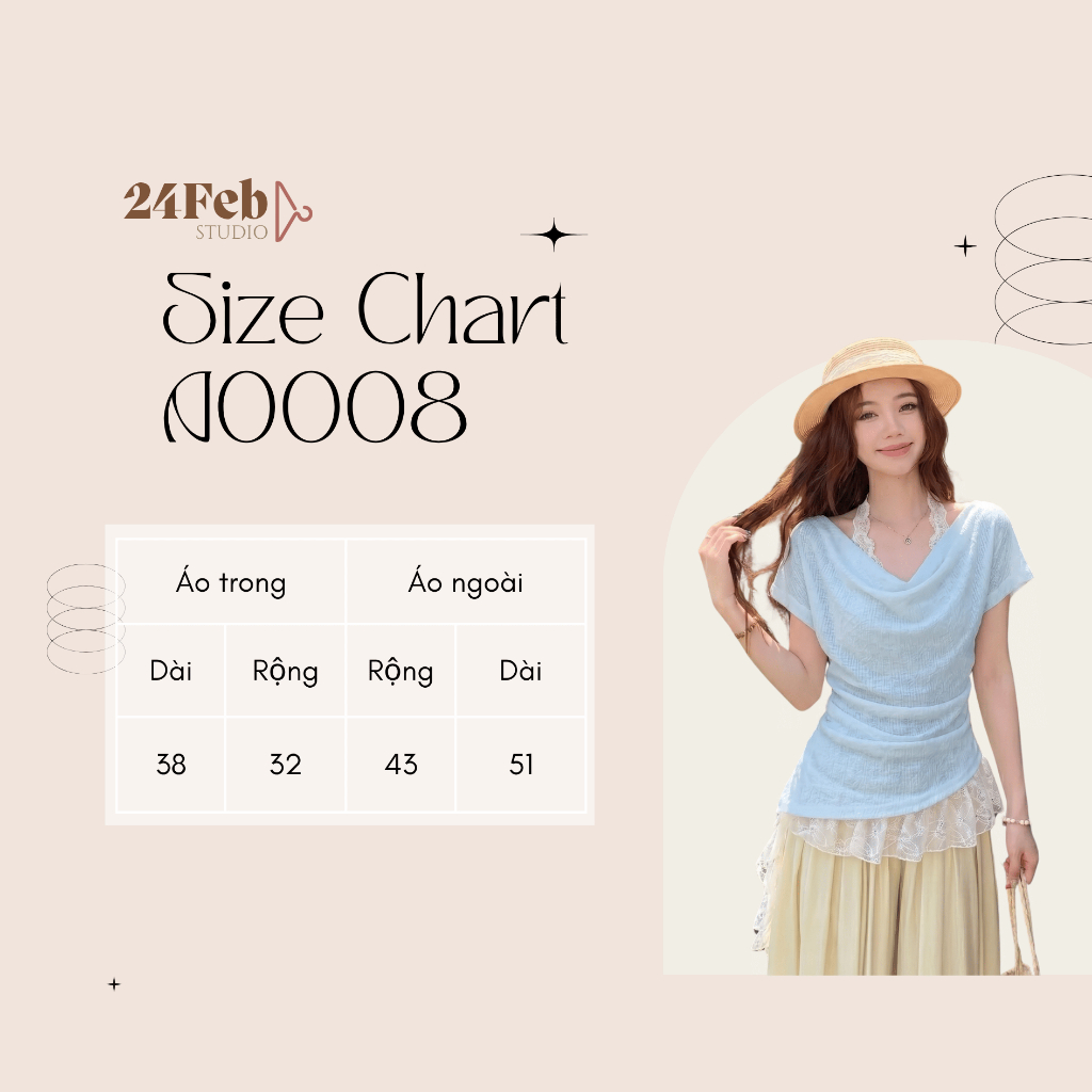 Set áo thun giấy nữ chun eo phối áo ren cổ yếm dáng ôm phong cách ulzzang 24Feb.studio A0008 | BigBuy360 - bigbuy360.vn