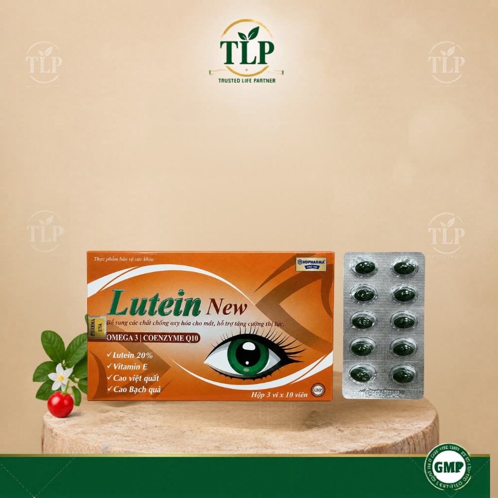 Viên uống bổ mắt LUTEIN NEW tăng cường thị lực – Hộp 30 viên