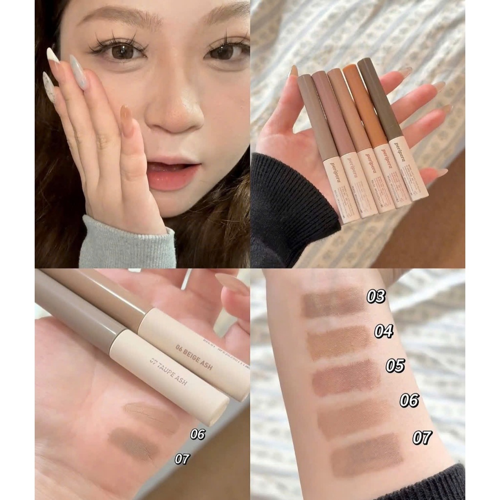 Mascara Gel Định Hình Lông Mày Peripera Speedy Skinny Brow Mascara Cố Định Lông Mày Lên Màu Đẹp