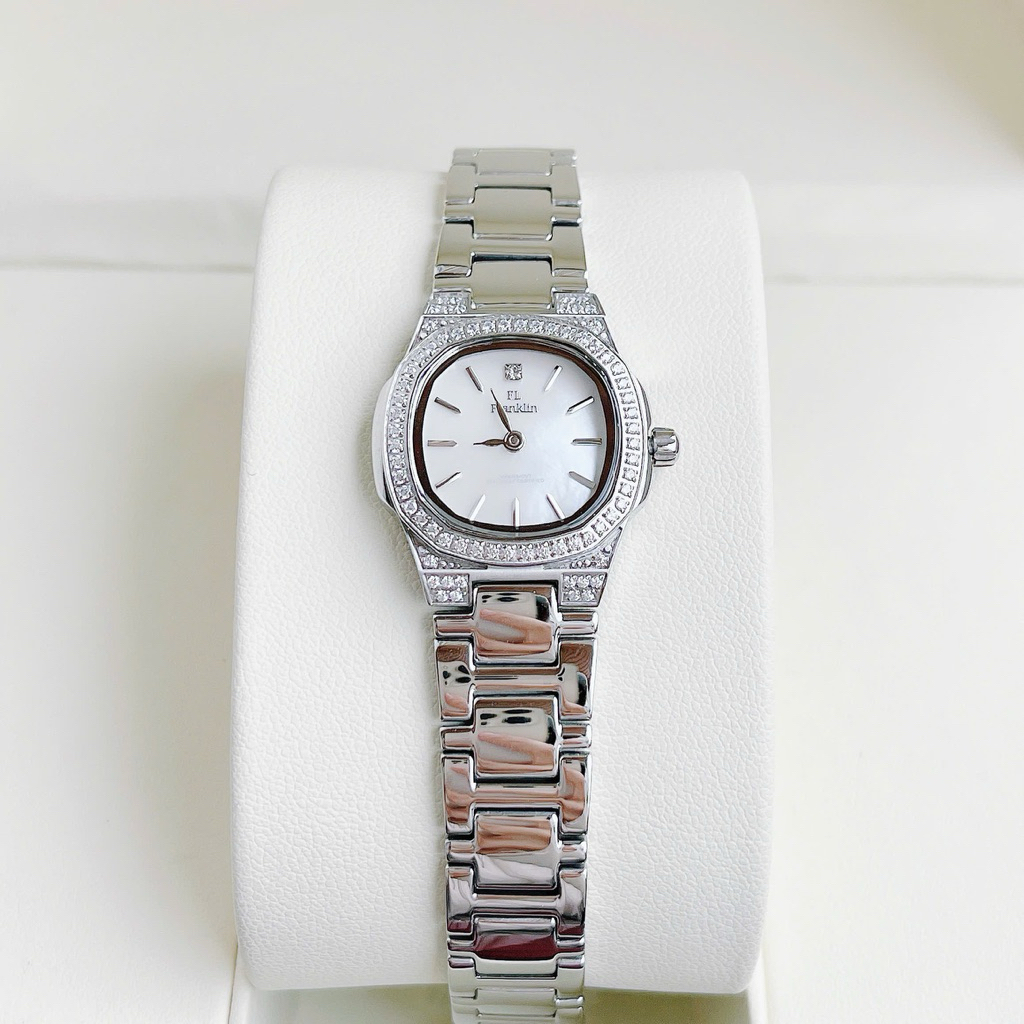Đồng hồ nữ dây thép FL Franklin Quartz FL5388