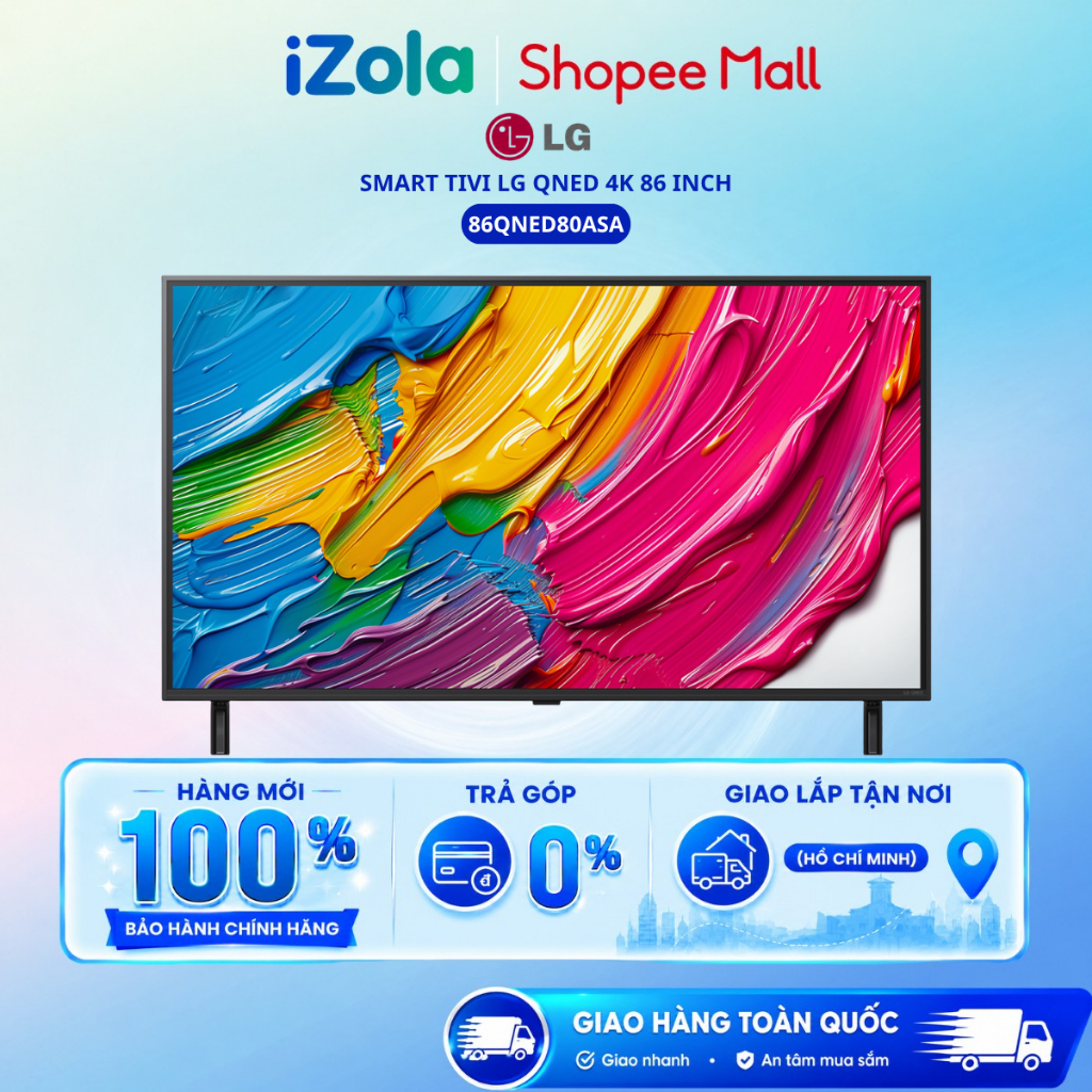 86QNED80ASA - Smart Tivi LG QNED AI 4K 86 Inch 86QNED80ASA - Hàng chính hãng