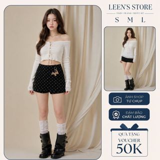 QUẦN VÁY CHẤM BI HÀN QUỐC DÁNG CHỮ A DỄ PHỐI, CHẤT LIỆU CAO CẤP, CHÂN VÁY QUẦN SHORT NỮ TÔN DÁNG DỄ PHỐI [V112]