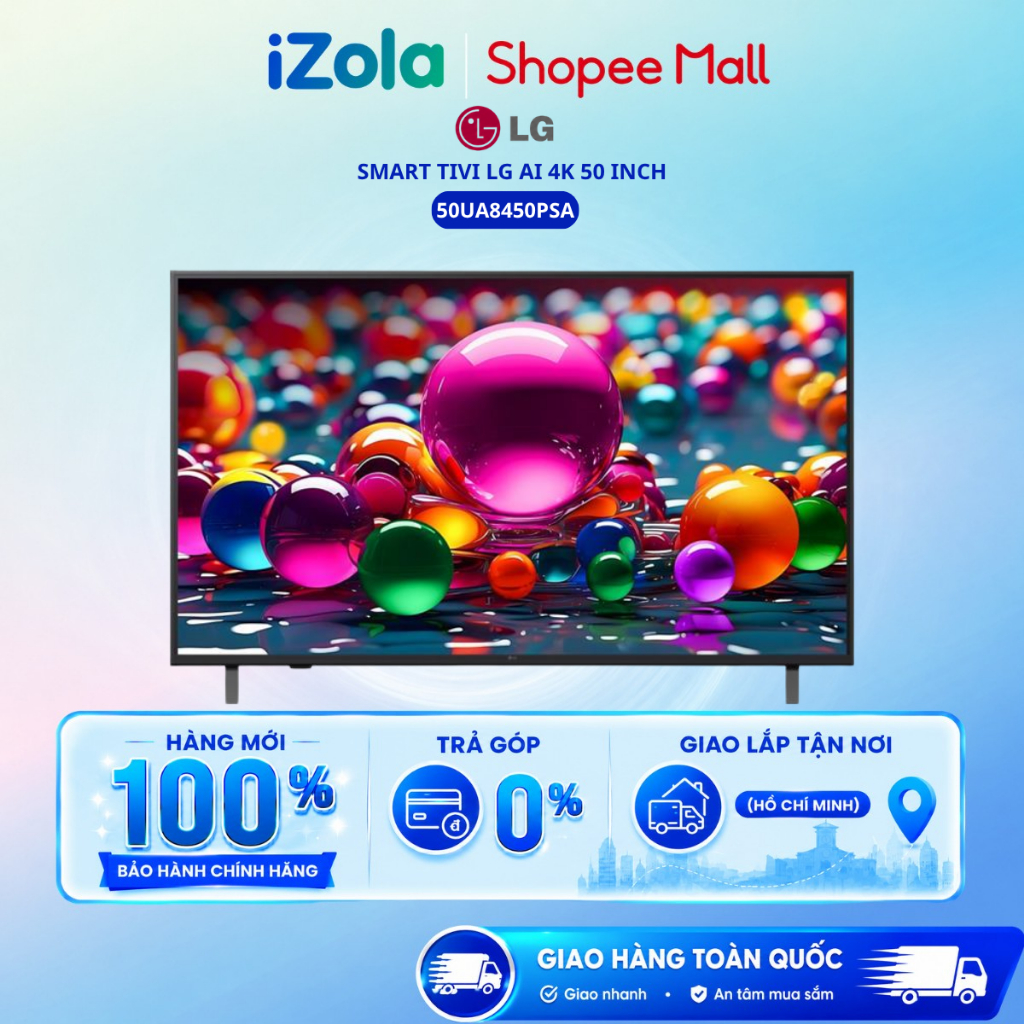 50UA8450PSA - Smart Tivi LG AI 4K 50 inch 50UA8450PSA - Hàng chính hãng