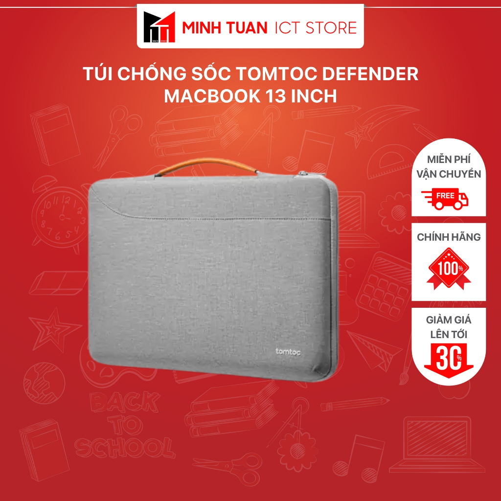 Túi Chống Sốc Laptop Tomtoc Defender - MacBook 13 inch