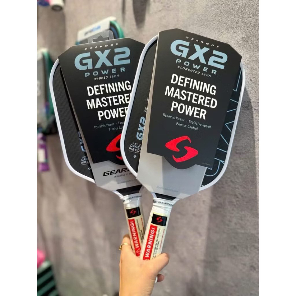 [Chính hãng] Gearbox GX2 Power Elongated Limited Edition Viền Trắng (kèm cuốn cán và dán viền)