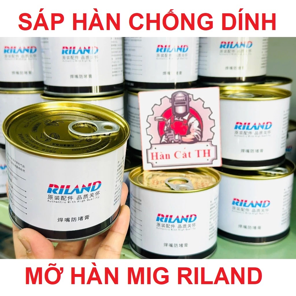 [ 1 hộp ] Sáp Hàn Riland, Sáp Hàn Mig, Mỡ Hàn Riland, Mỡ Hàn CO2, Mỡ Hàn Chống Dính