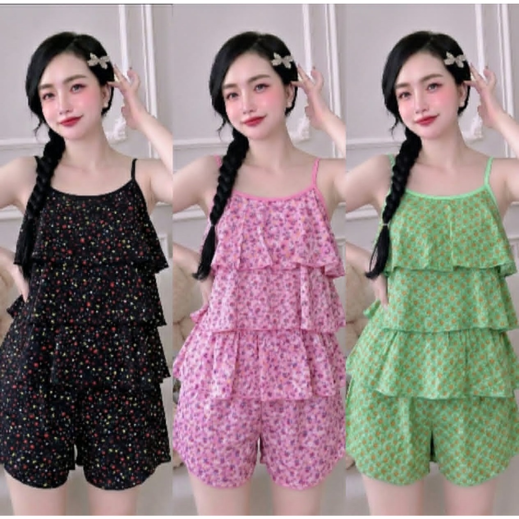 35kg -> 60kg, Đồ Bộ Đùi Nữ Mặc Nhà dễ thương, ảnh thật