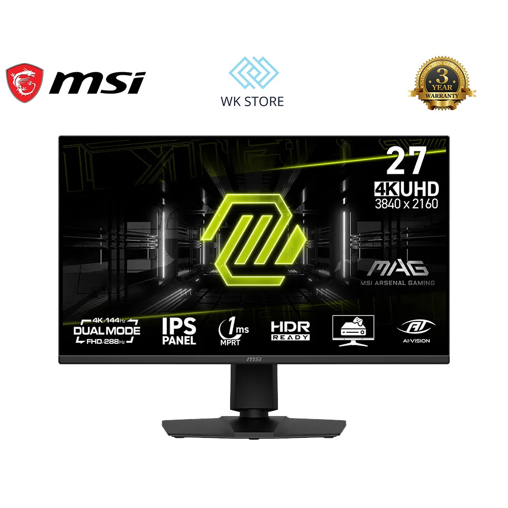 Màn hình MSI MAG 275UPD E14 27 inch (4K/ IPS/ 144Hz/ 1ms || MỚI, BH 36T