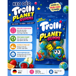(Gói 4 Viên) Kẹo Dẻo Con Mắt Pop Eye & Planet Trolli
