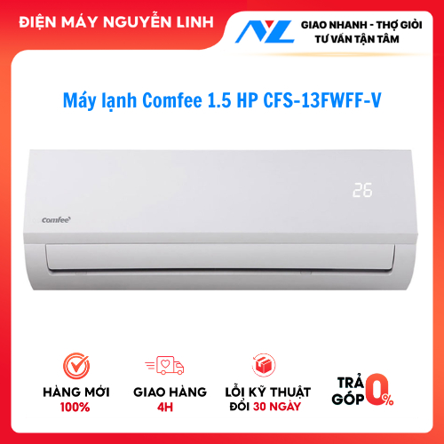 Máy lạnh Comfee 1.5 HP CFS-13FWFF-V