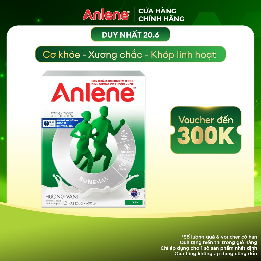Sữa Bột Anlene Hương Vani 1.2kg