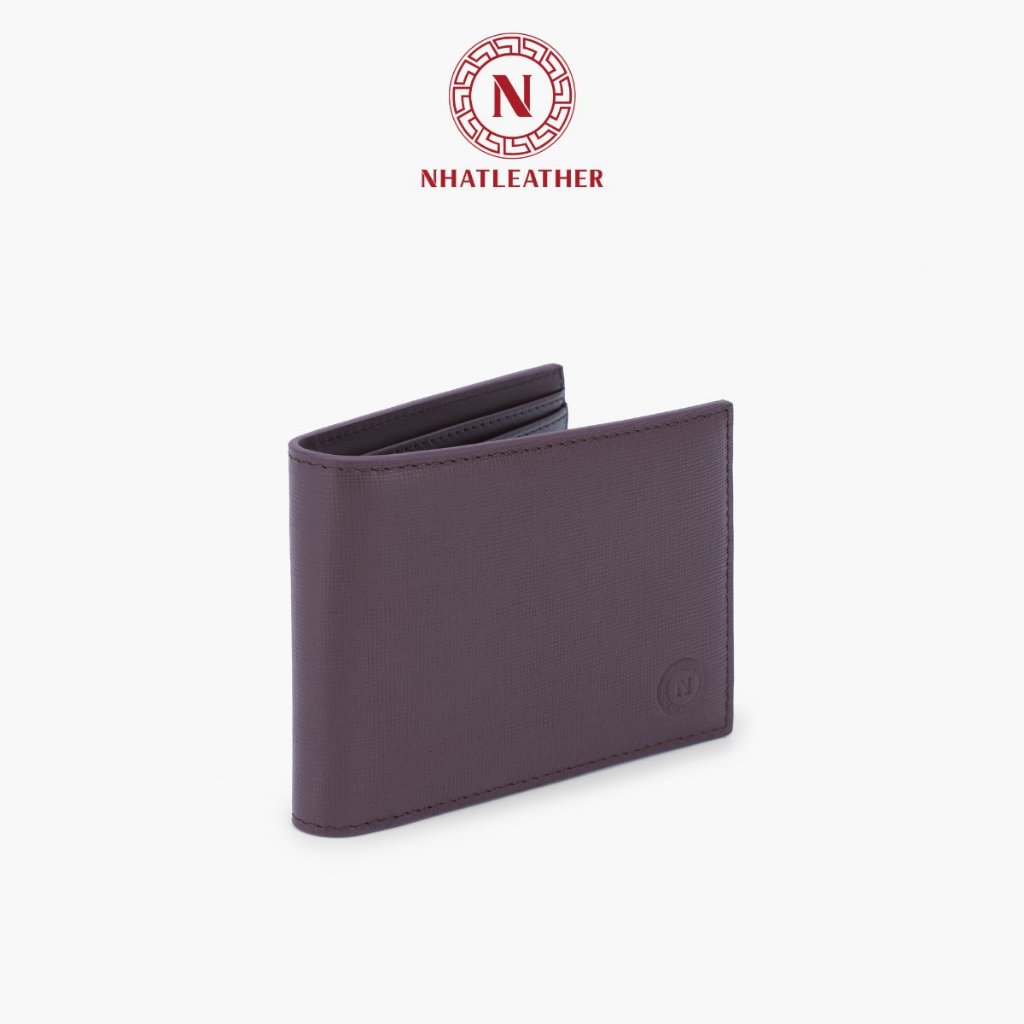 Ví da nam có khoá kéo NHATLEATHER - Ví da nam gập đôi truyền thống - NVN-105