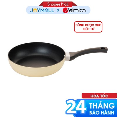 Chảo Chống Dính Vân Đá Elmich EL-4711OL, Hàng Chính Hãng, Sz20-28cm, Dùng Nhiều Loại Bếp - JoyMall