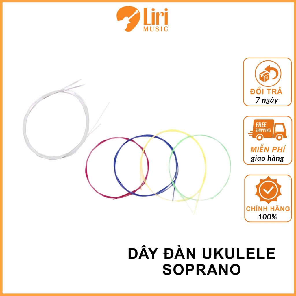 Dây Đàn Ukulele Soprano, Concert| Dây Nilong Ukulele|HCM