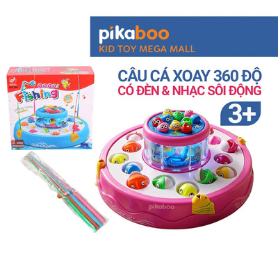 Đồ chơi câu cá cho bé Pikaboo, đồ chơi tương tác, tăng tập trung cho bé